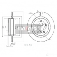 Тормозной диск MAXGEAR 191018max 1EOI SLJ 2836519 - Изображение 2