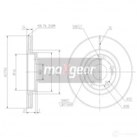 Тормозной диск MAXGEAR RNF KQ 2836496 191008max - Изображение 2