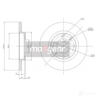 Тормозной диск MAXGEAR 2836078 CY 7RBFG 190790max - Изображение 2