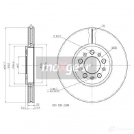 Тормозной диск MAXGEAR 190762max 2836009 18 N6ZU - Изображение 2