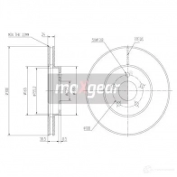 Тормозной диск MAXGEAR 2836137 190811max TSS 9X - Изображение 2