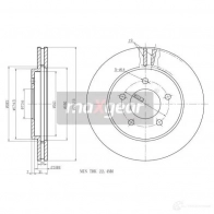 Тормозной диск MAXGEAR 191004max 2836486 JVB MXI - Изображение 2