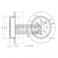 Тормозной диск MAXGEAR 71SBYI S 190921max 2836295 - Изображение 2