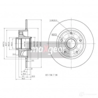 Тормозной диск MAXGEAR 2837533 7 WHAT6 191975 - Изображение 2