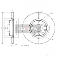 Тормозной диск MAXGEAR QL6XJ K 191019max 2836522 - Изображение 2