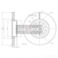 Тормозной диск MAXGEAR 191044 5VG SY9G 2836565 - Изображение 4