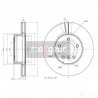 Тормозной диск MAXGEAR 191069max 2836619 G7J 9O9N - Изображение 2
