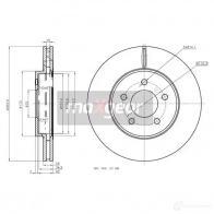 Тормозной диск MAXGEAR 1424435612 H HFI1 193352