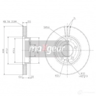 Тормозной диск MAXGEAR ZYV 59C0 2836576 191050max - Изображение 2
