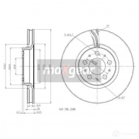 Тормозной диск MAXGEAR 2836491 191006max 6GOK FE - Изображение 2