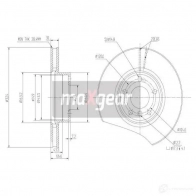 Тормозной диск MAXGEAR 191043max 2836563 W0R MR - Изображение 2