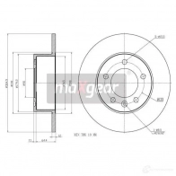 Тормозной диск MAXGEAR 192010max 2837577 YT FWC - Изображение 2