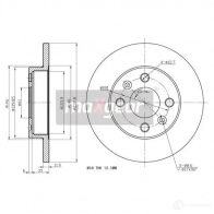 Тормозной диск MAXGEAR 190748max 2835973 HE4 BG - Изображение 2