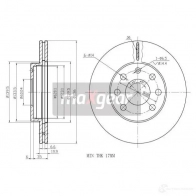 Тормозной диск MAXGEAR 190818max UODI S 2836158 - Изображение 2