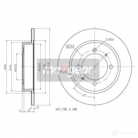Тормозной диск MAXGEAR 2835938 QMZ0 I 190733max - Изображение 2