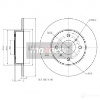 Тормозной диск MAXGEAR 2836378 190959max 4BYSO DZ - Изображение 2