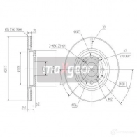 Тормозной диск MAXGEAR 191844 2837334 IR8 SC3 - Изображение 4