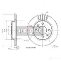 Тормозной диск MAXGEAR 2835970 190747max 0UU 3ZC - Изображение 2