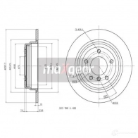 Тормозной диск MAXGEAR 2836444 190987max P4Z Q104 - Изображение 2