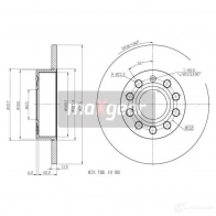 Тормозной диск MAXGEAR 191058 RP OAQ 2836596