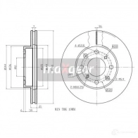 Тормозной диск MAXGEAR 2836312 WN FVQ 190928