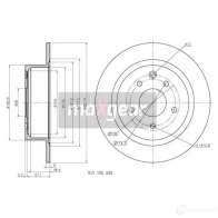 Тормозной диск MAXGEAR 7 NWKA1 191851max 2837352 - Изображение 2