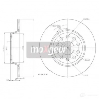 Тормозной диск MAXGEAR 191229max 2836842 QJV8T V - Изображение 2