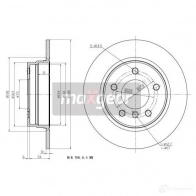 Тормозной диск MAXGEAR 2835847 190693max LVHX4 R9 - Изображение 2