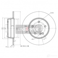 Тормозной диск MAXGEAR 2835921 QZ PQX 190727max - Изображение 2