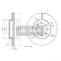 Тормозной диск MAXGEAR 2835887 190712max IPO 895 - Изображение 2