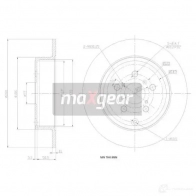 Тормозной диск MAXGEAR 2836391 P48XE 4 190964max - Изображение 2
