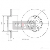Тормозной диск MAXGEAR 190783max 2836061 MXOE83 K - Изображение 2
