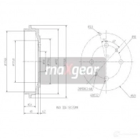 Тормозной барабан MAXGEAR Z SHFI6 2836178 190831 - Изображение 2