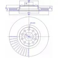 Тормозной диск CAR ref. RD: 3506 ref. IB: AD 81 1V 142.1189 1993249