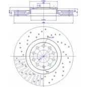 Тормозной диск CAR ref. IB: AD 77 3V ref. RD: 3505 142.1224 1993283