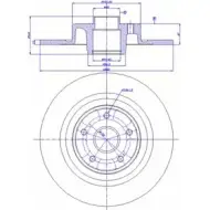 Тормозной диск CAR Renault Espace (JK0) 4 Минивэн 3.5 V6 (JK00. JK0F. JK0P. JK0S. JK0W) 241 л.с. 2002 – 2025 ref. RD: 3608 142.1229 ref. IB: RN 73 5P