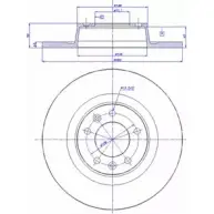 Тормозной диск CAR ref. RD: 1145 1993372 142.1315 ref. IB: PG 31 1P