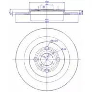 Тормозной диск CAR Toyota Vitz ref. RD: 3617 ref. IB: TT 41 1P 142.1440