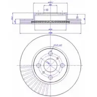 Тормозной диск CAR ref. RD: 3641 1993512 142.1453 ref. IB: TT 42 1V