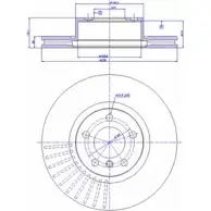 Тормозной диск CAR ref. IB: BM 25 1V Bmw X4 142.1661 ref. RD: 1329