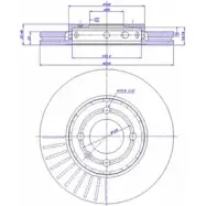 Тормозной диск CAR ref. RD: 479 142.284 ref. IB: VW 46 1V 1994053