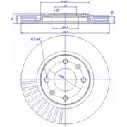 Тормозной диск CAR 1994250 142.521 ref. IB: PG 20 1V ref. RD: 3199