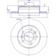 Тормозной диск CAR ref. IB: RN 48 1P Renault Espace (JE0) 3 Минивэн ref. RD: 3361 142.545