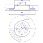 Тормозной диск CAR ref. IB: SZ 13 1V Suzuki Alto (HA24) 6 2004 – 2009 ref. RD: 3398 142.768