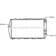 Радиатор охлаждения двигателя AVA QUALITY COOLING AI2019 4045385001774 2017690 T697W BF