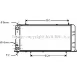 Радиатор охлаждения двигателя AVA QUALITY COOLING 4045385001989 AI2051 2017707 JJ2J R
