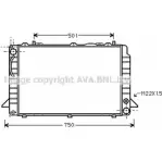 Радиатор охлаждения двигателя AVA QUALITY COOLING Audi 80 (B4, 8C2) 4 Седан 2.6 150 л.с. 1992 – 1994 1 2OOA AI2085 4045385002245