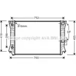 Радиатор охлаждения двигателя AVA QUALITY COOLING AI2190 Volkswagen Passat (B5) 3 Седан 4.0 W8 4motion 275 л.с. 2001 – 2004 D9UD29 9O W4EC