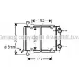 Радиатор охлаждения двигателя AVA QUALITY COOLING XIDG96S NM8 MAG Audi A6 Allroad (C5) 2 1997 – 2004 AI2257