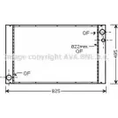 Радиатор охлаждения двигателя AVA QUALITY COOLING AI2289 Audi A8 (D3) 2 Седан 3.0 Quattro 220 л.с. 2003 – 2005 4045385094769 AZ OY0